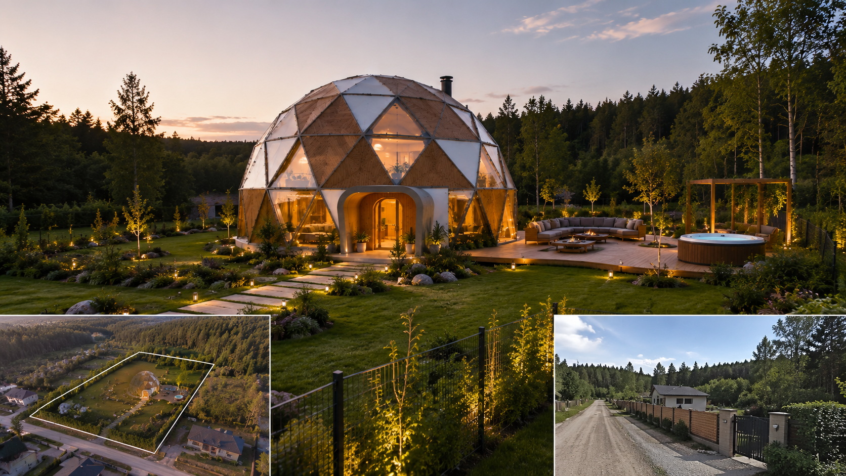 GEODOMAS kupolinio namo eksterjeras – namai geodomas 040